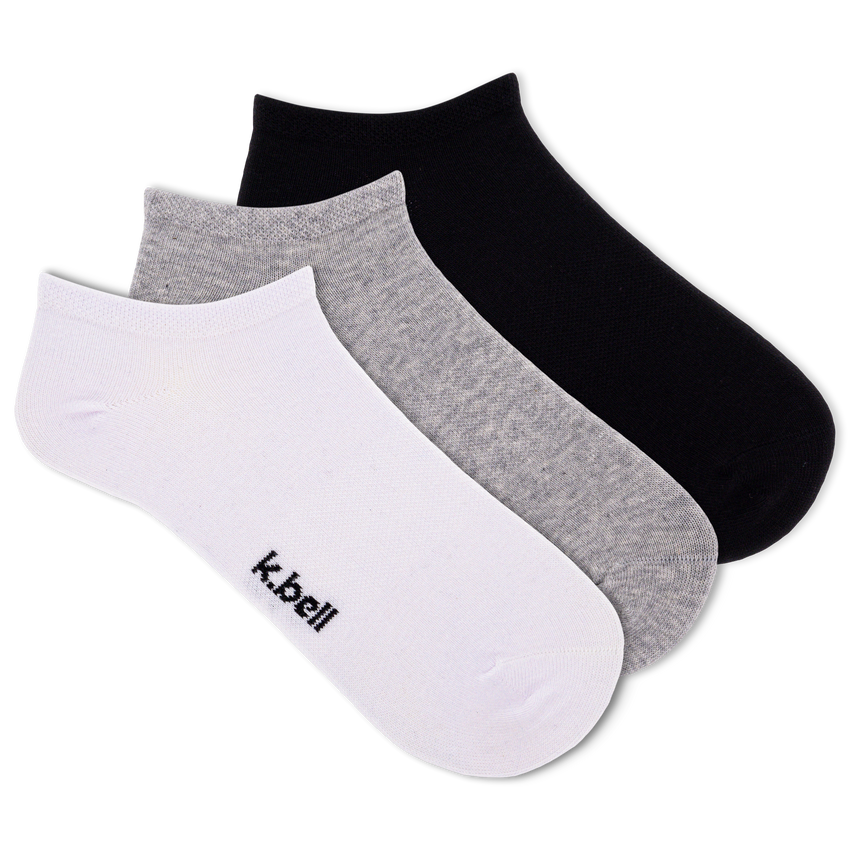 hot sox K.Bell Women's Flex Fit No Show Sock Assorted
