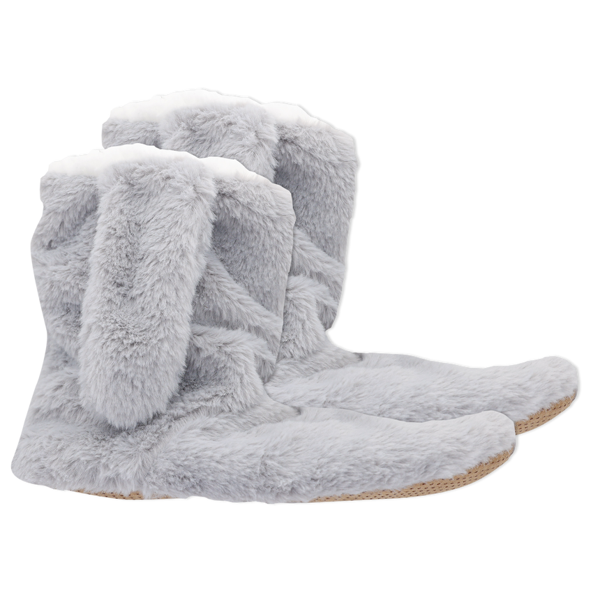 hot sox K.Bell Women's Soft & Dreamy™ Fluffy Bunny Slipper GREY