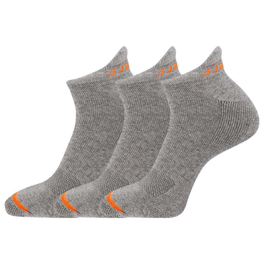 hot sox Merrell Cushioned Cotton Low Cut Tab Sock - Breathable Comfort 3 Pair Pack Gray Heather