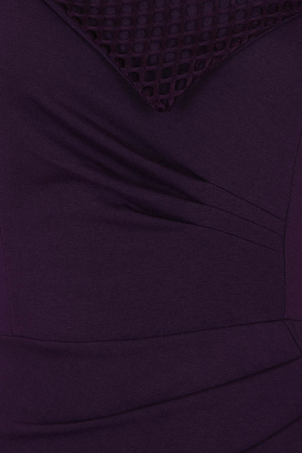 Hot Squash Asymmetric Neckline Day To Night Dress