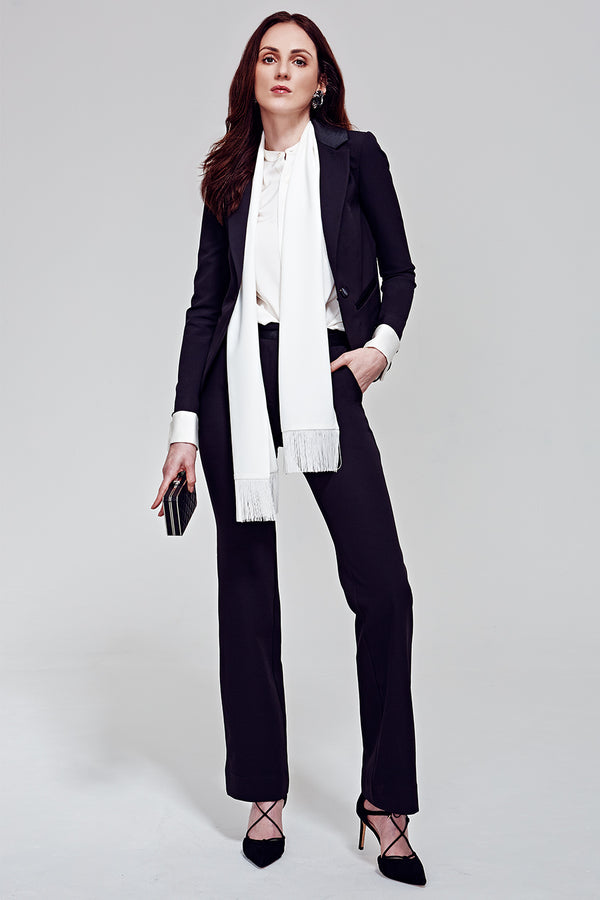 Hot Squash Belgravia Bootleg Trouser Black