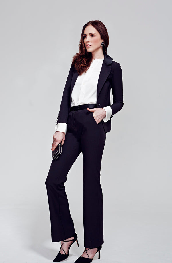 hot squash Belgravia Bootleg Trouser Black