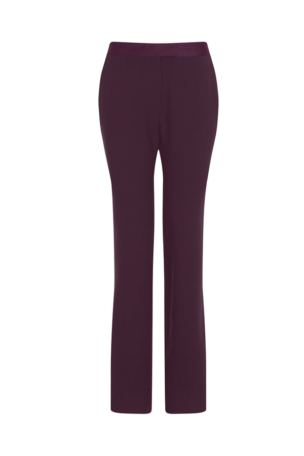 hot squash Belgravia Bootleg Trouser Damson