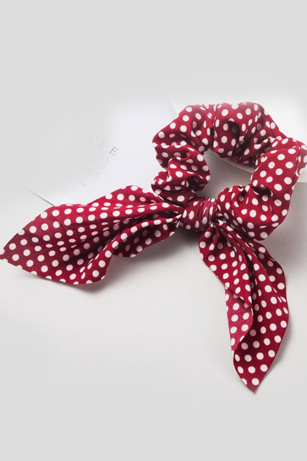 Hot Squash Bow Scrunchies 3 Pack Polka Dots