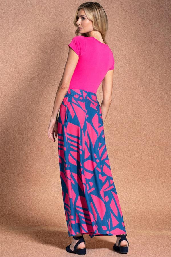 Hot Squash Box Pleat Maxi Skirt