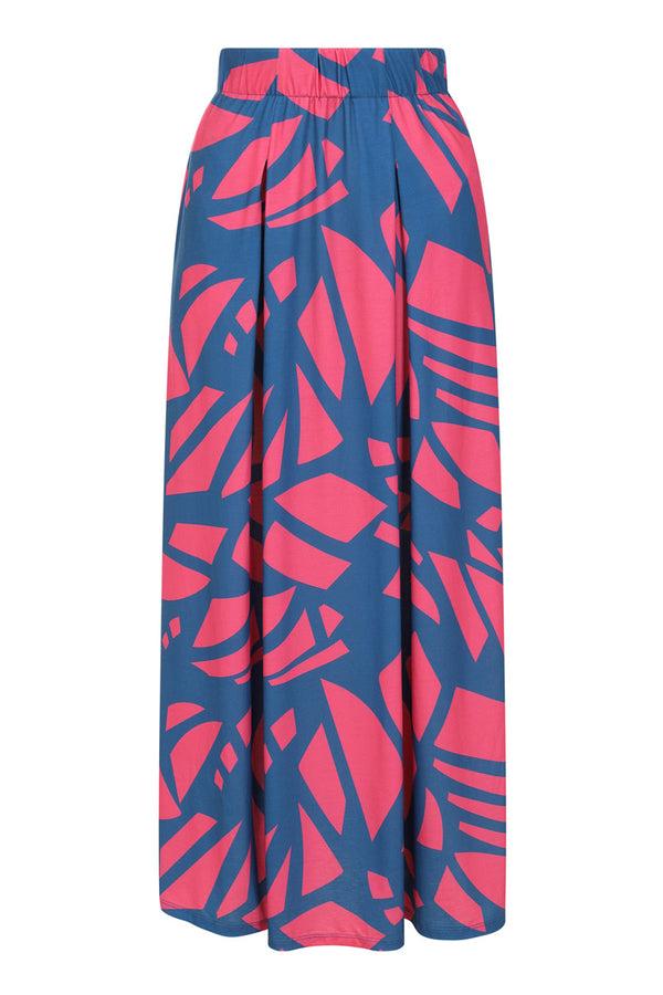 Hot Squash Box Pleat Maxi Skirt