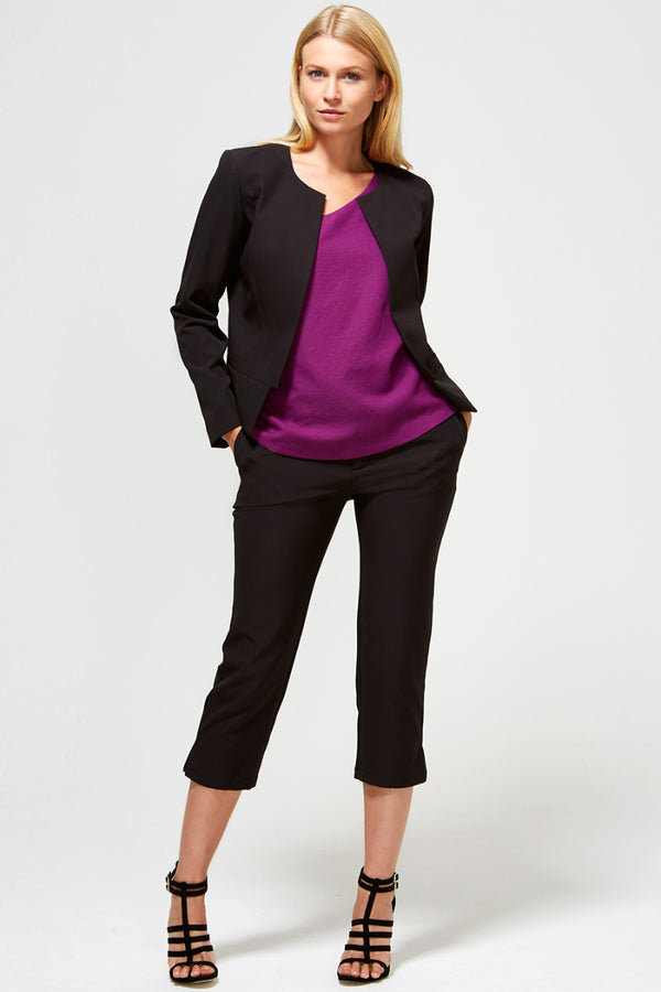 Hot Squash Capris Black