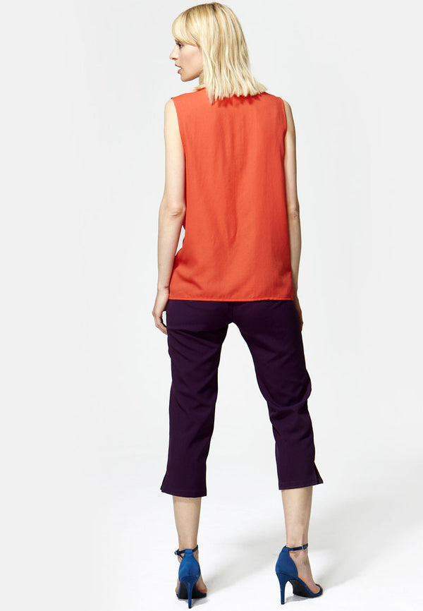 Hot Squash Capris Damson