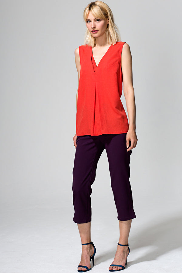 hot squash Capris Damson