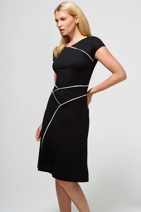 hot squash Circular Seam Dress