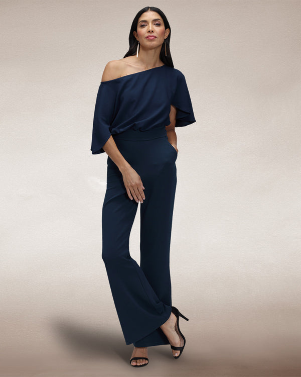 Hot Squash Drop Shoulder Jumpsuit Woodland Teal