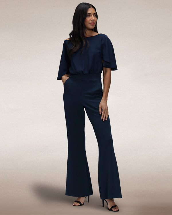 Hot Squash Drop Shoulder Jumpsuit Woodland Teal
