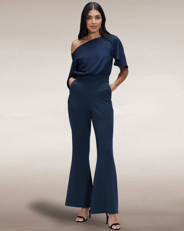 hot squash Drop Shoulder Jumpsuit Woodland Teal