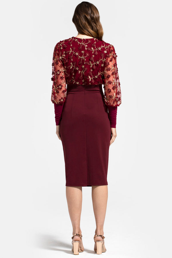 Hot Squash Embroidered Emma Dress