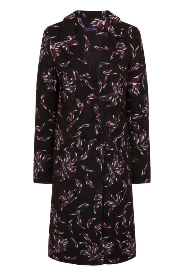 Hot Squash Floral Charlotte Coat