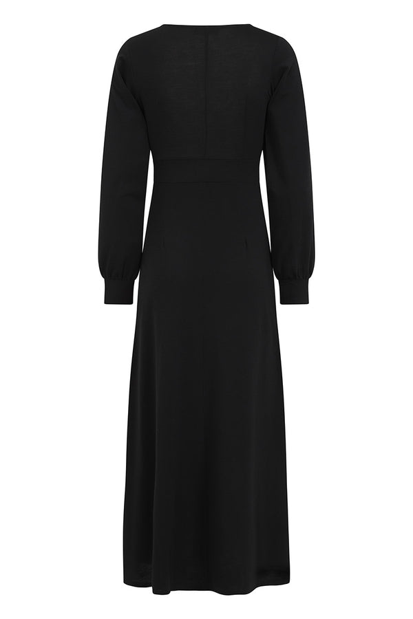 Hot Squash Gemma Dress With Long Sleeves Black