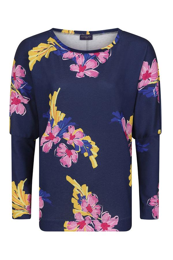 Hot Squash Jersey Batwing Top