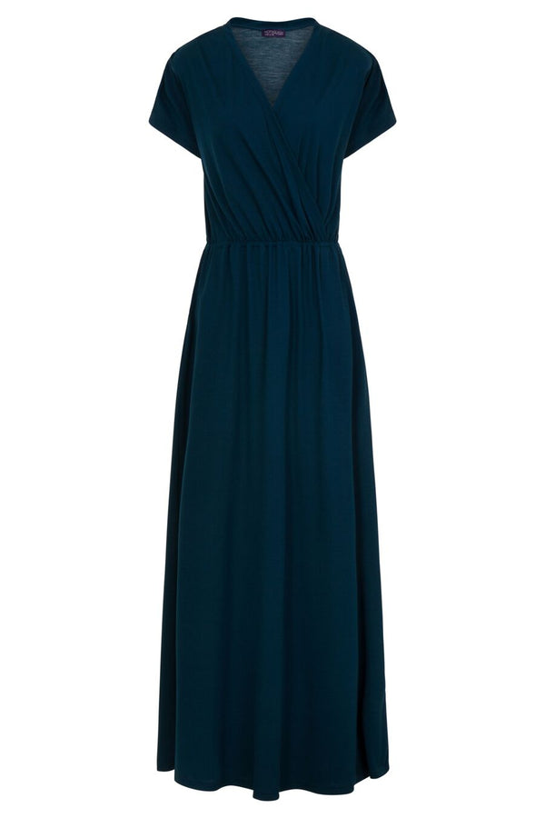 Hot Squash Jersey Maxi Dress Woodland Teal