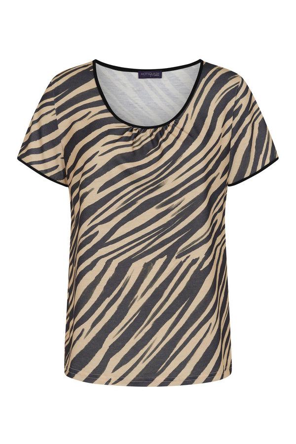 Hot Squash Jersey Shorts Pyjama Set Animal Stripes