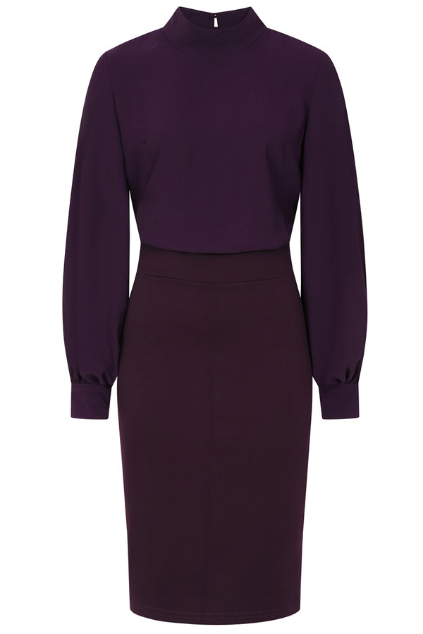 Hot Squash Laguna Dress Damson