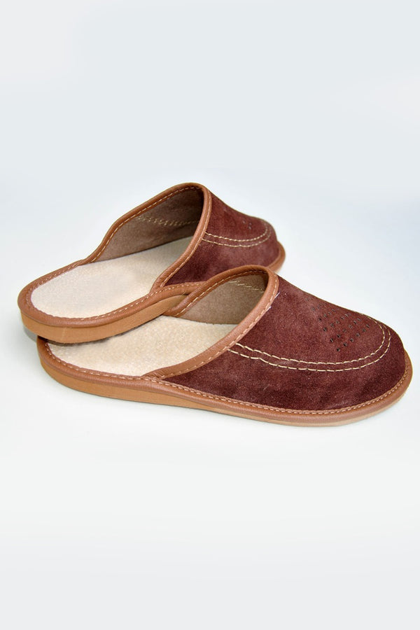 Hot Squash Leather Featherweight Men's Slippers