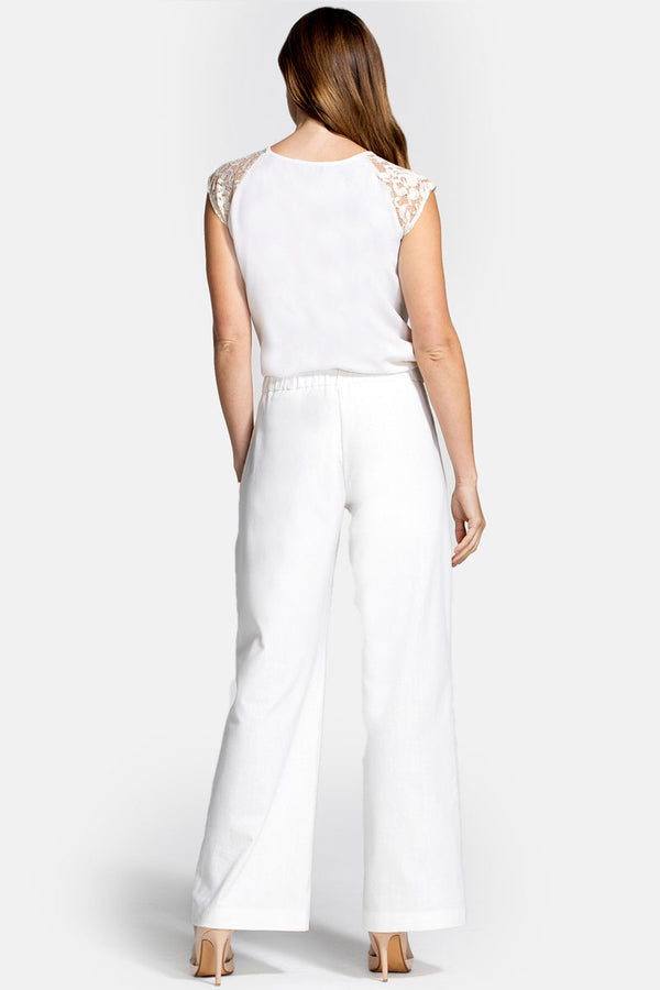 Hot Squash Linen Trousers Cream