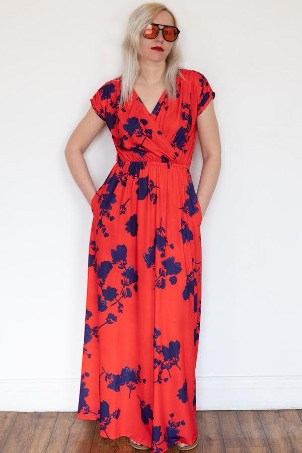 hot squash Maxi Dress