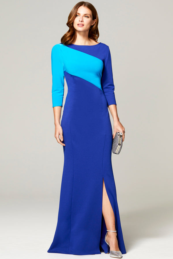 Hot Squash Maxi Dress With Contrast Sash