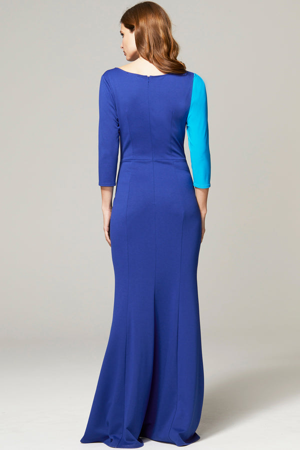 Hot Squash Maxi Dress With Contrast Sash