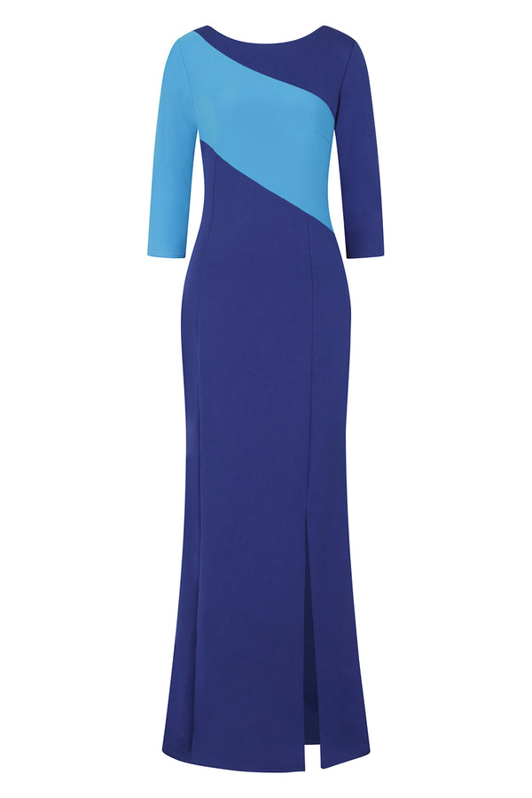 Hot Squash Maxi Dress With Contrast Sash