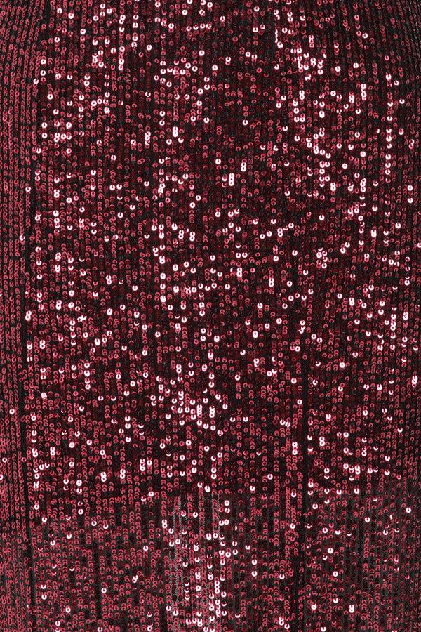 Hot Squash One Shoulder Sequin Maxi