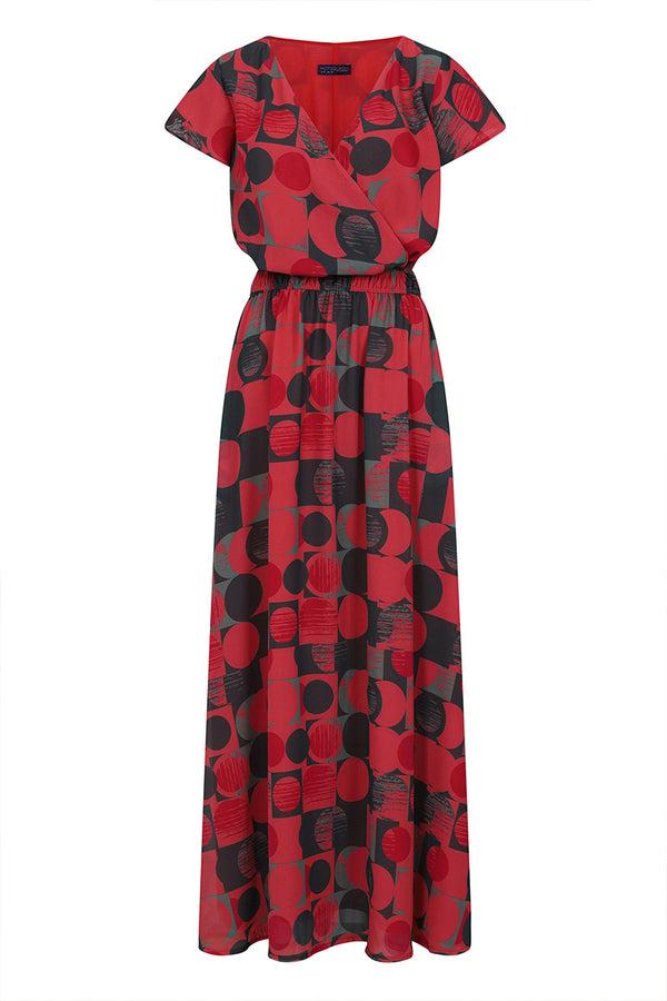 Hot Squash Petite Chiffon Midi Dress