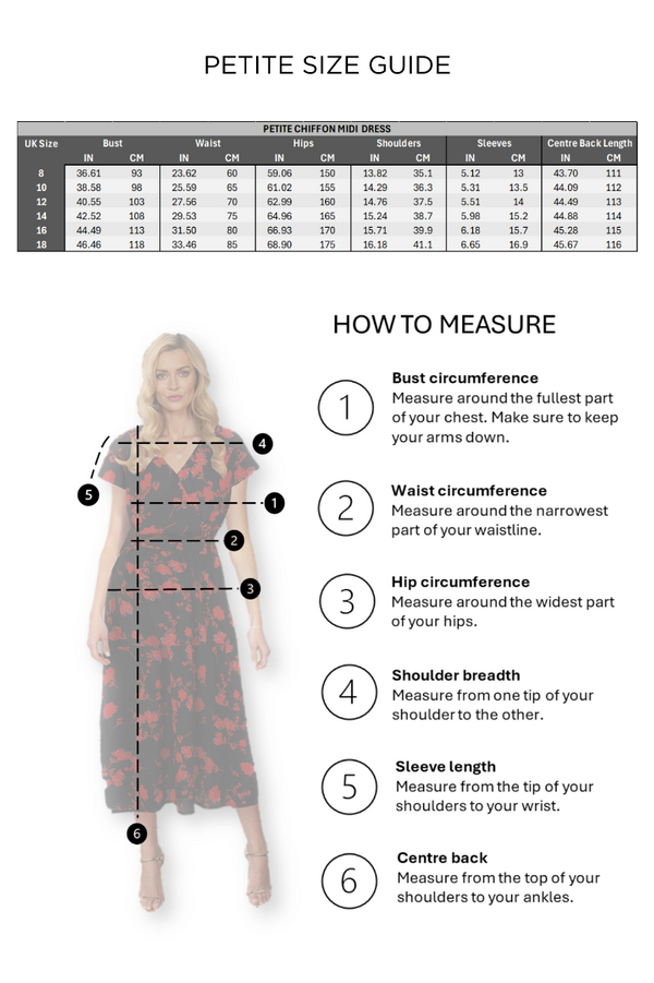 Hot Squash Petite Chiffon Midi Dress