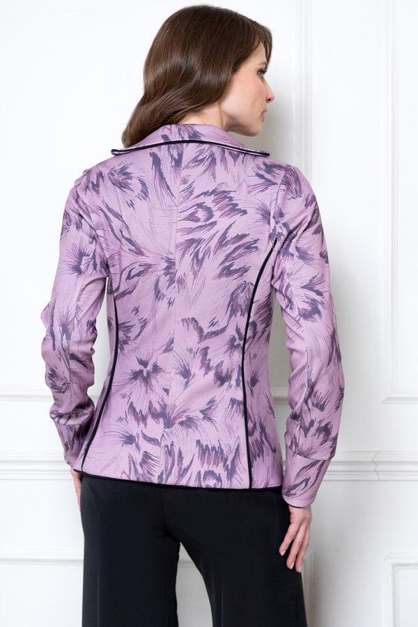 Hot Squash Piping Detail Jacket Lavender Phoenix
