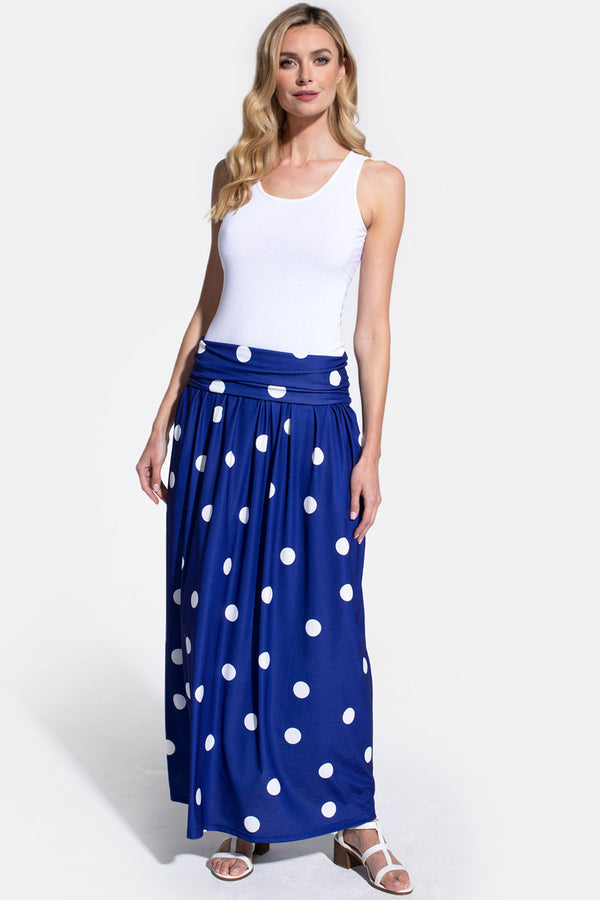 hot squash Roll Top Maxi Skirt