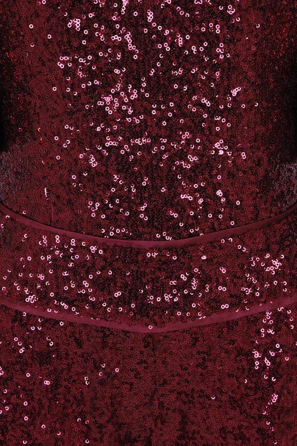 Hot Squash Sequin Batwing Jumpsuit