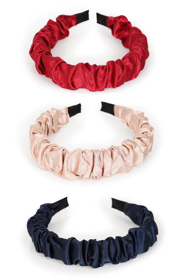 Hot Squash Silky Waves Headbands 3 Pack