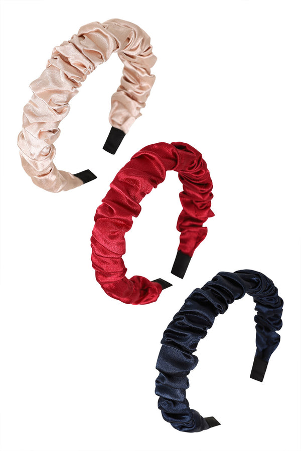 hot squash Silky Waves Headbands 3 Pack