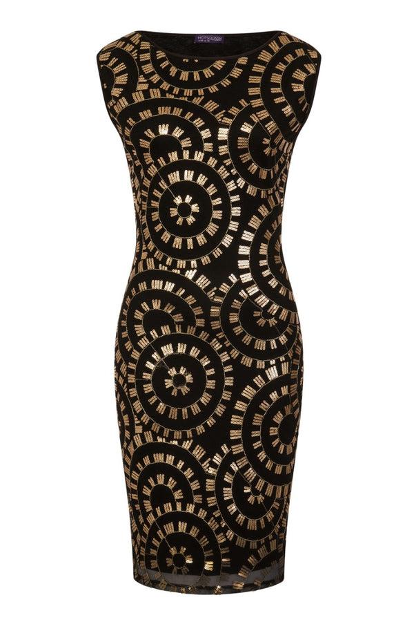 Hot Squash Sleeveless Sequin Dress