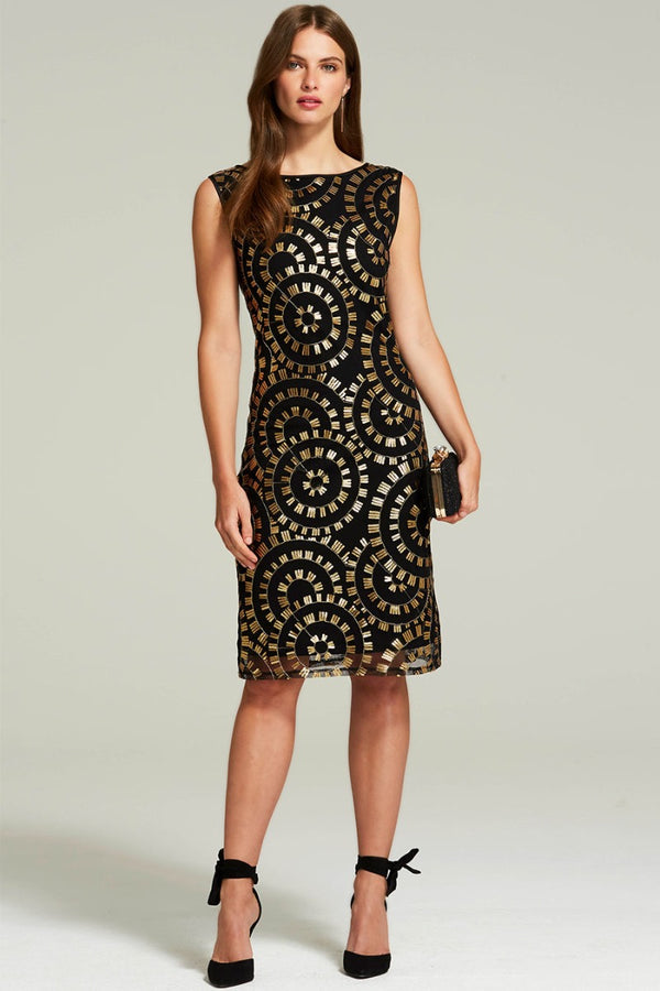 hot squash Sleeveless Sequin Dress