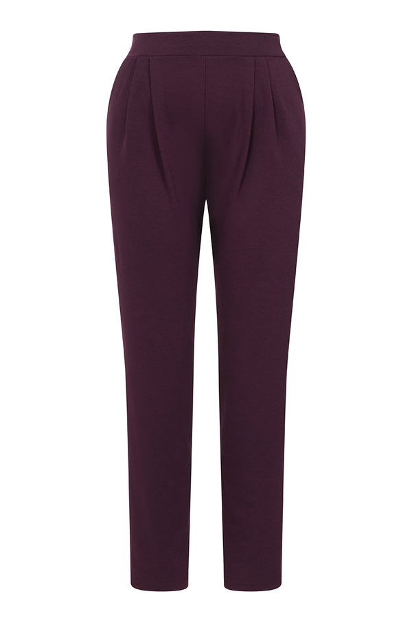 Hot Squash Slouch N Glam Trousers Damson