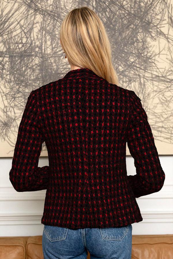 Hot Squash Textured Office Blazer