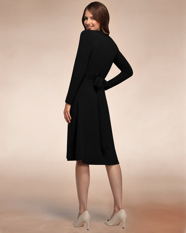 Hot Squash The Wrap Dress Black
