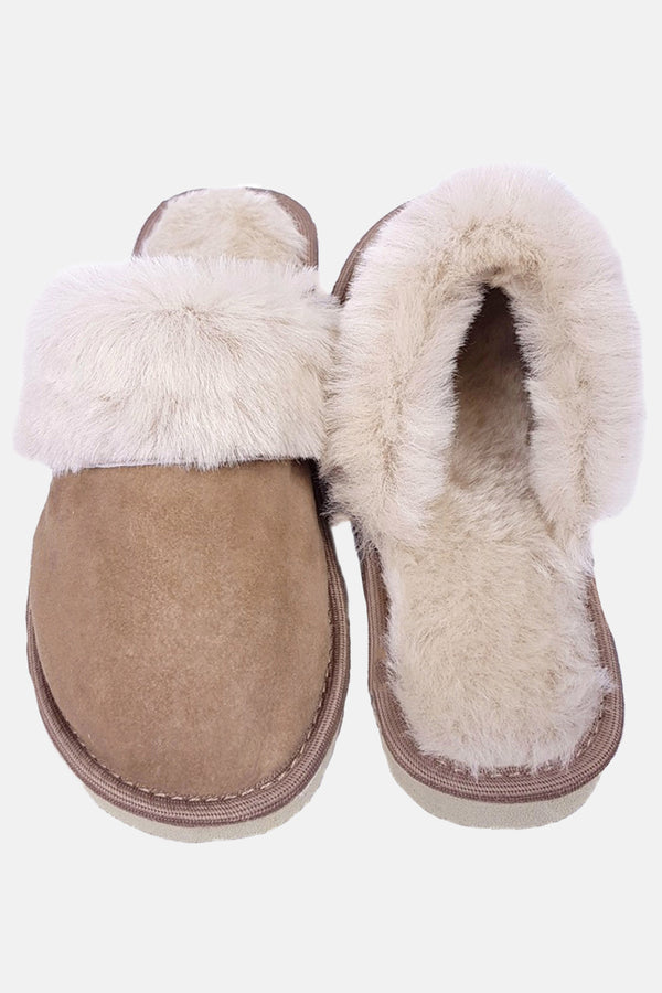 Hot Squash Women's Slip On Slippers Bourbon Brown