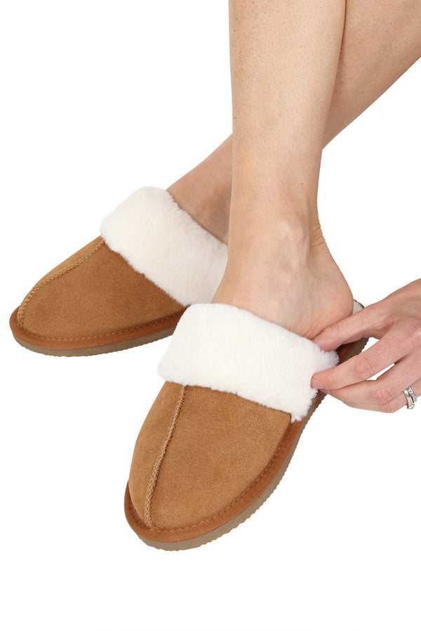 hot squash Women's Slip on Slippers Praline / Brown