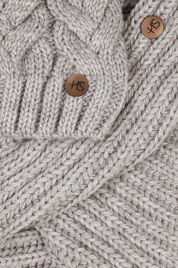 Hot Squash Women's Winter Snood Shadow Beige