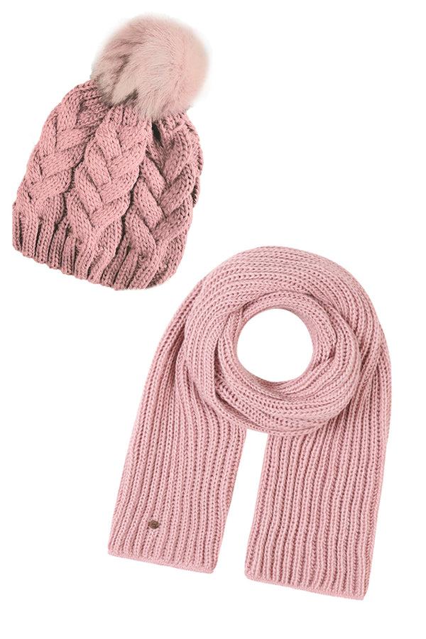 hot squash Womens Winter Beanie Hat and Scarf Set