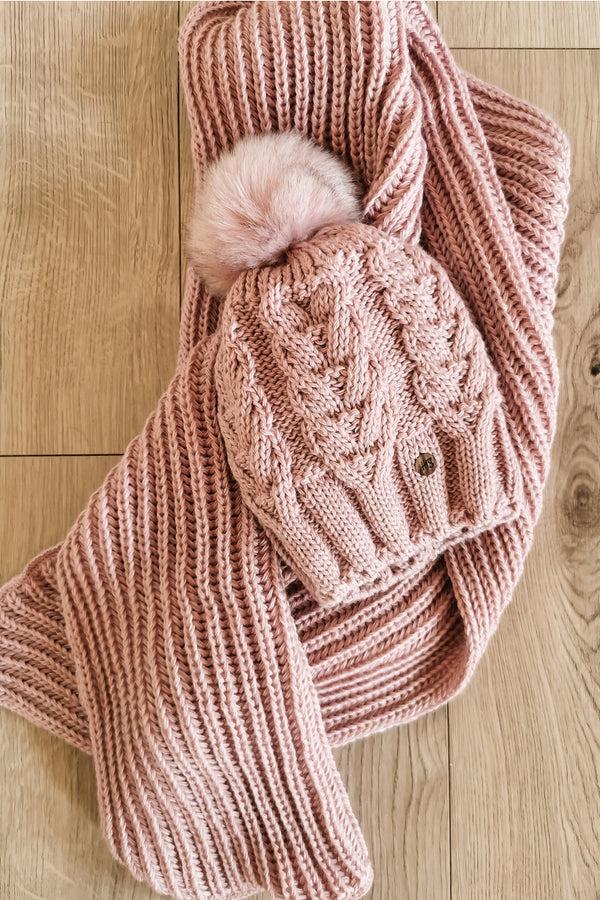 Hot Squash Womens Winter Beanie Hat Carnation Pink