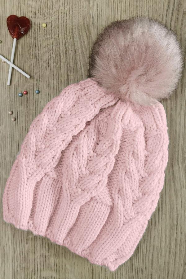 hot squash Womens Winter Beanie Hat Carnation Pink