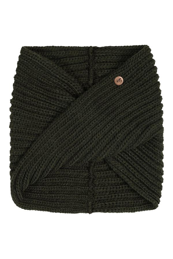 Hot Squash Womens Winter Snood Forest Green